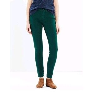 MADEWELL Bowling Green 8” Skinny Skinny Sateen Jeans E0417 Size 30